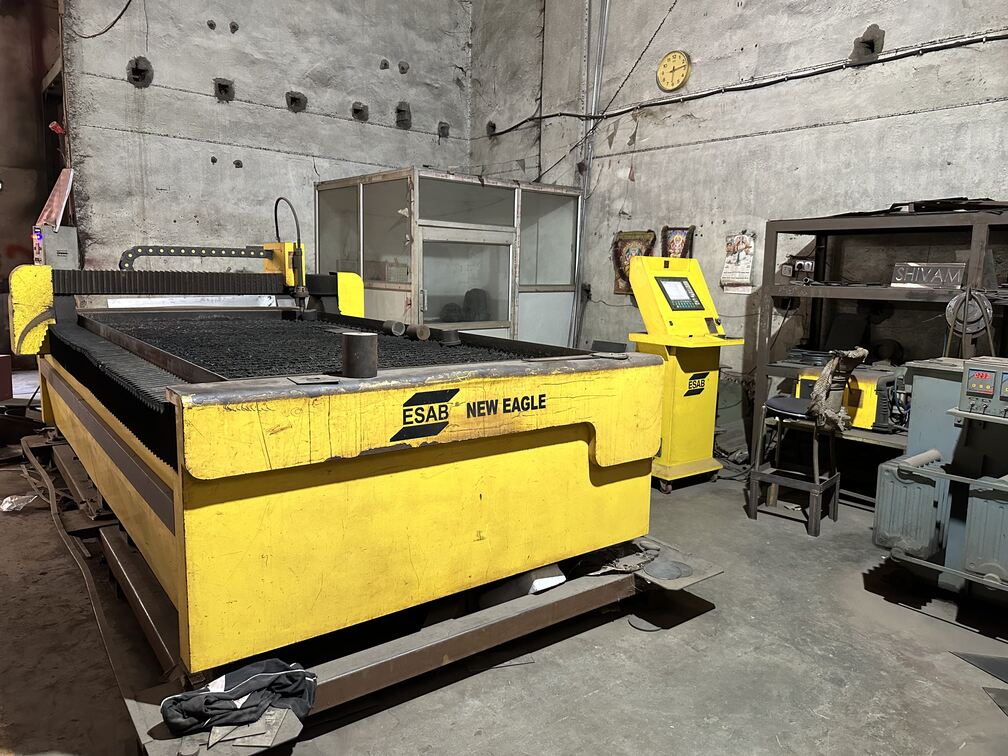 Metal fabrication workshop at Rajeev Food Tech Pvt Ltd